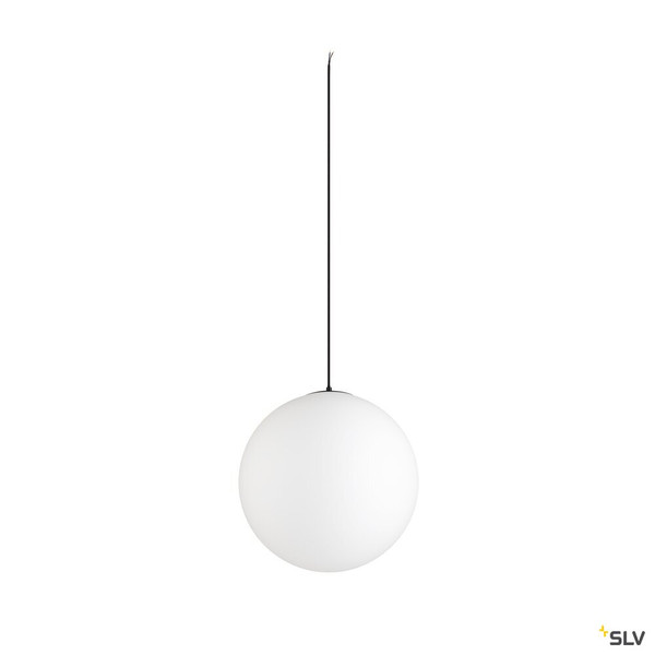 SLV 1008534 SUN 40 PD, E27, Pendelleuchte, Pendellänge 400 cm, rund, schwarz