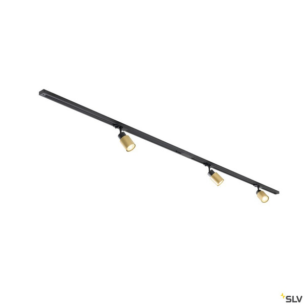 SLV 1008904 PURI 2.0, 1Ph., Triple Track Set, QPAR51, gold/schwarz