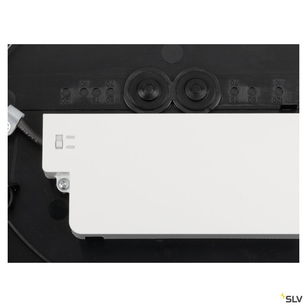 SLV 1008918 DECONA 30, CL, PHASE, Deckenaufbauleuchte, rund, 3000/4000K, 17 W, schwarz