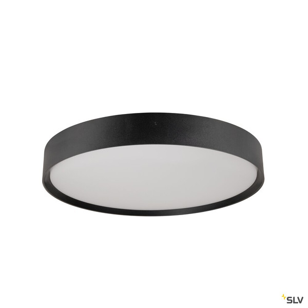 SLV 1008922 DECONA 42, CL, PHASE, Deckenaufbauleuchte, rund, 3000/4000K, 23 W, schwarz