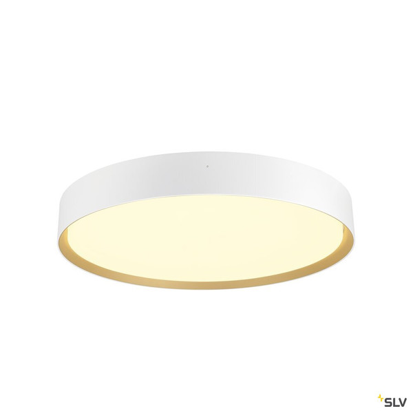 SLV 1008923 DECONA 42, CL, PHASE, Deckenaufbauleuchte, rund, 3000/4000K, 23 W, weiß / gold