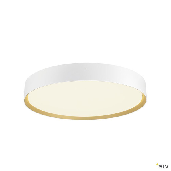 SLV 1008923 DECONA 42, CL, PHASE, Deckenaufbauleuchte, rund, 3000/4000K, 23 W, weiß / gold