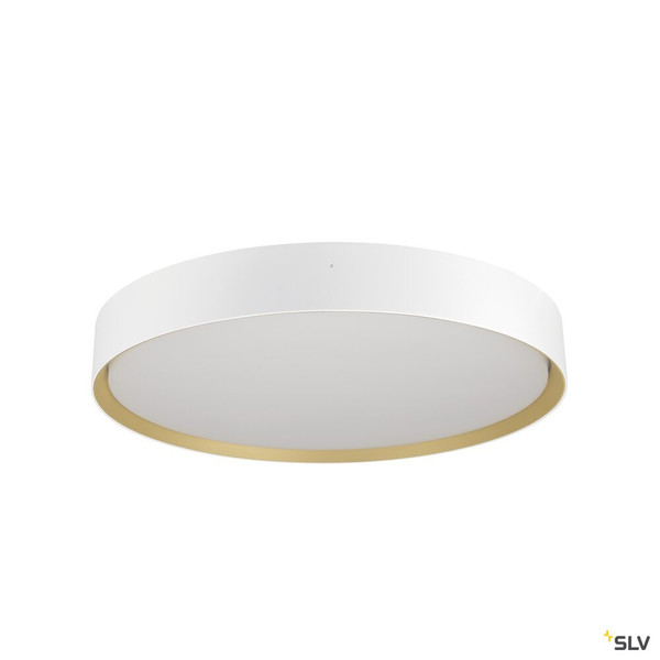 SLV 1008923 DECONA 42, CL, PHASE, Deckenaufbauleuchte, rund, 3000/4000K, 23 W, weiß / gold