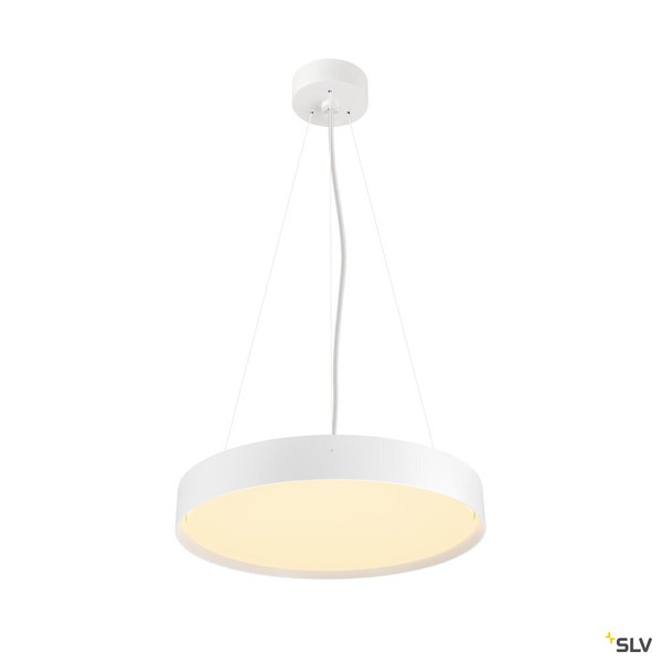 SLV 1008927 DECONA 42, CL, Sensor, Deckenaufbauleuchte, rund, 2700/3000K, 23 W, weiß