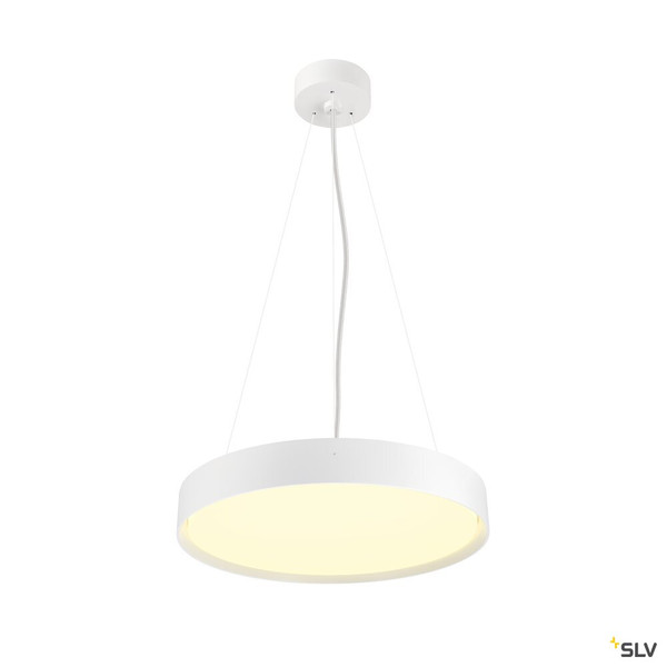 SLV 1008928 DECONA 42, CL, Sensor, Deckenaufbauleuchte, rund, 3000/4000K, 23 W, weiß