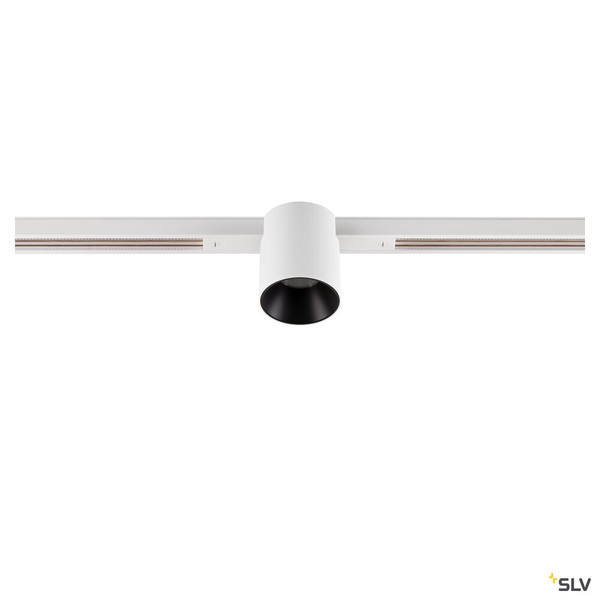SLV 1008949 FIX-IT!, 48V, DALI, rund, Standard track, Spot, 3000K, 6.6 W, 36°, weiß / schwarz