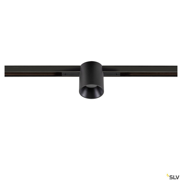 SLV 1008950 FIX-IT!, 48V, DALI, rund, Standard track, Spot, 3000K, 6.6 W, 36°, schwarz / schwarz