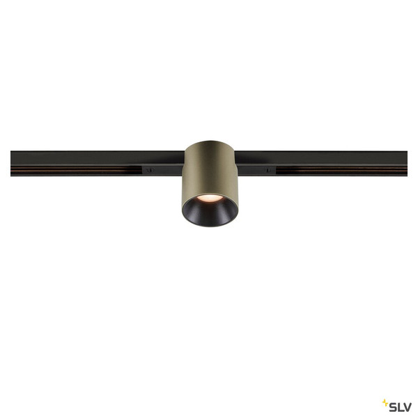 SLV 1008956 FIX-IT!, 48V, DALI, rund, Standard track, Spot, 2000-3000K, 7.4 W, 36°, bronze / schwarz