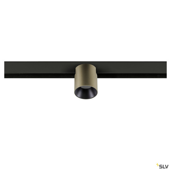 SLV 1008964 FIX-IT!, 48V, DALI, rund, Surface mounted track, Spot, 3000K, 6.6 W, 36°, bronze / schwarz