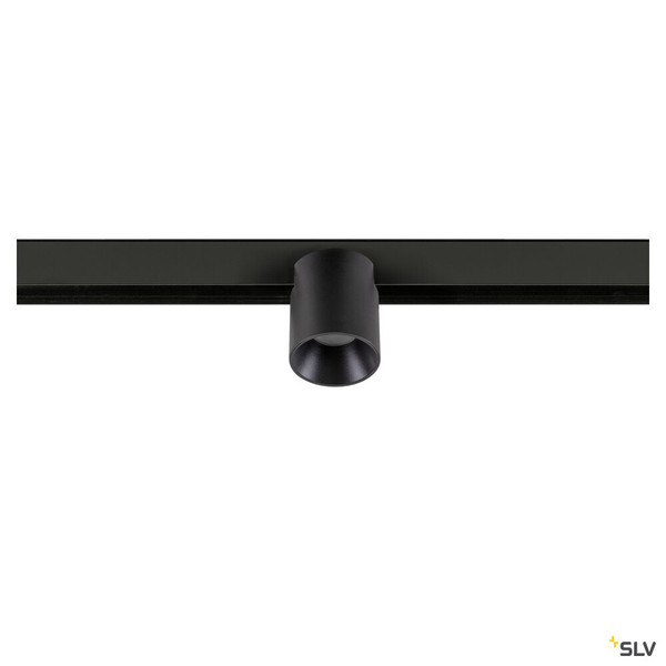 SLV 1008966 FIX-IT!, 48V, DALI, rund, Surface mounted track, Spot, 2000-3000K, 7.4 W, 36°, schwarz / schwarz