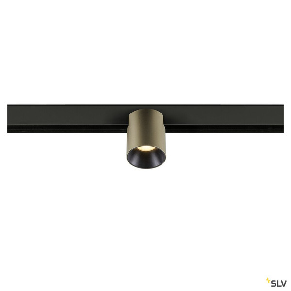 SLV 1008968 FIX-IT!, 48V, DALI, rund, Surface mounted track, Spot, 2000-3000K, 7.4 W, 36°, bronze / schwarz