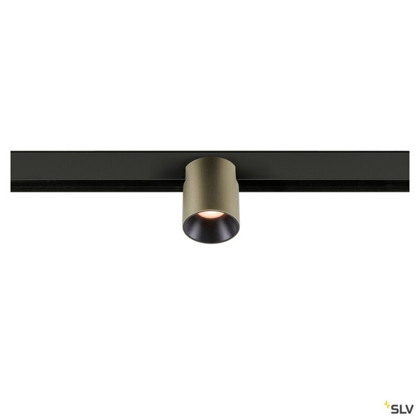 SLV 1008968 FIX-IT!, 48V, DALI, rund, Surface mounted track, Spot, 2000-3000K, 7.4 W, 36°, bronze / schwarz