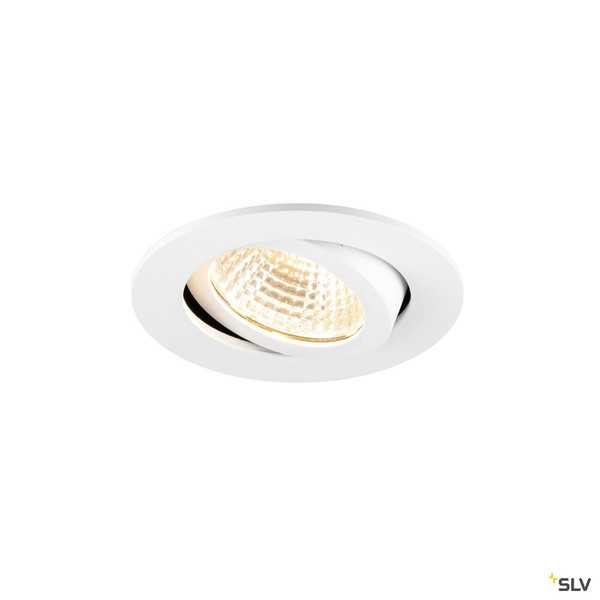 SLV 1009020 NEW TRIA® 68, Deckeneinbauleuchte, PHASE, AIRTIGHT, rund, 2700 K, 7.5 W, weiß