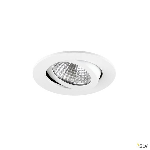 SLV 1009020 NEW TRIA® 68, Deckeneinbauleuchte, PHASE, AIRTIGHT, rund, 2700 K, 7.5 W, weiß