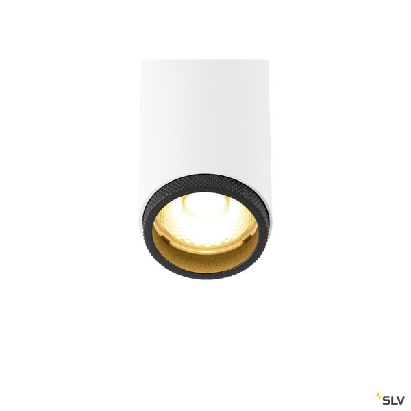 SLV 1009024 GRIP! S, 48V Spot, deep & recessed track, zylindrisch, 2700K, 9.8 Watt, DALI, 29°, weiß / schwarz