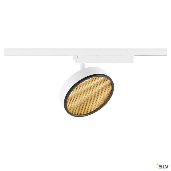 SLV 1009132 GRIP! FLAT, 1~Spot, PHASE, rund, 2700/3000 K, 16 W, weiß /schwarz