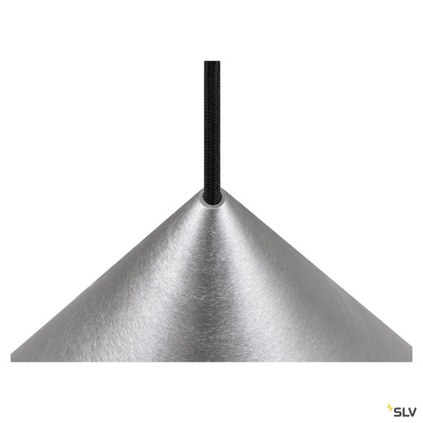 SLV 1009136 MAGICO 38, Pendelleuchte, E27, Pendellänge 180 cm, 1 x max. 10 W, aluminium