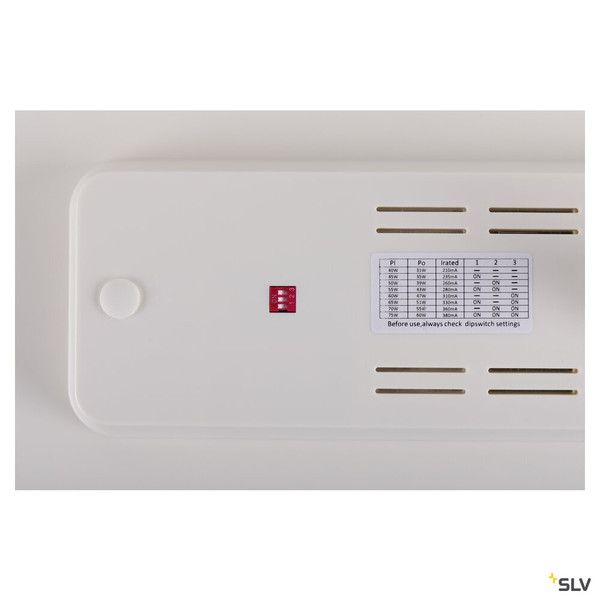 SLV 1009149 SIGHT PANEL, 3~ Spot, rechteckig, 4000 K, 38 W, 70°, weiß