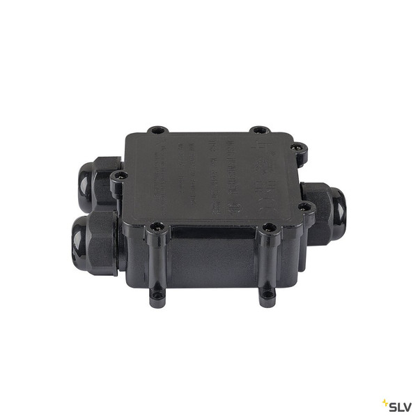 SLV 1009168 DASAR® L, Bodeneinbauleuchte, asymmetrisch, 3000K, 70°/40°, IP65/IP67, rund, edelstahl / schwarz