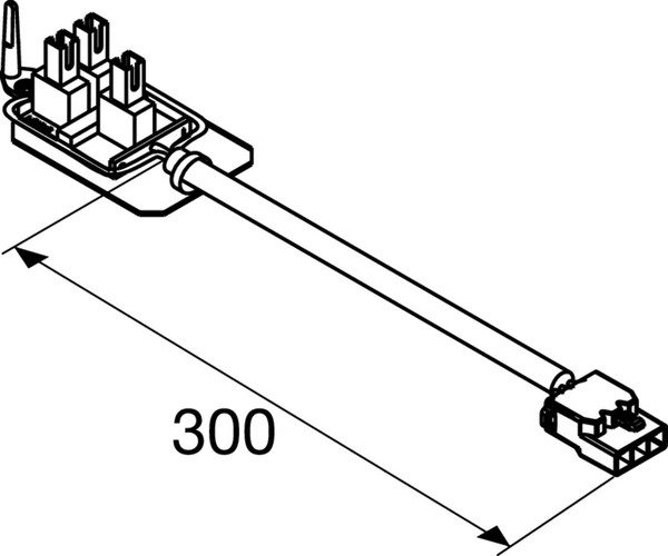 SLV 1009198 RETRO, CON 3P004 Connector 3-pin plug