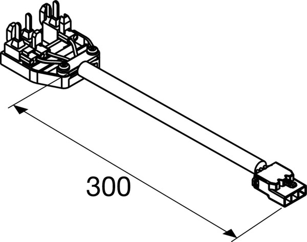 SLV 1009200 RETRO, CON 3P006 Connector 3-pin plug