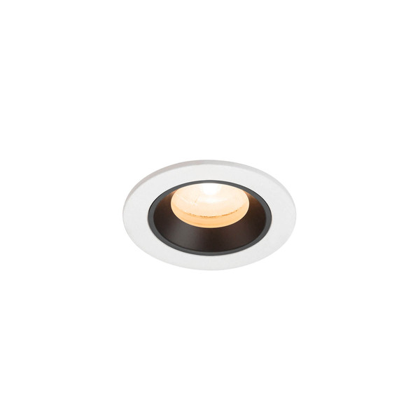 SLV 1009280 NUMINOS XS, Deckeneinbauleuchte weiß/schwarz 2700K 20°