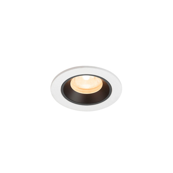 SLV 1009283 NUMINOS XS, Deckeneinbauleuchte weiß/schwarz 2700K 40°
