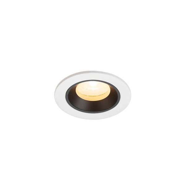 SLV 1009298 NUMINOS XS, Deckeneinbauleuchte weiß/schwarz 3000K 20°