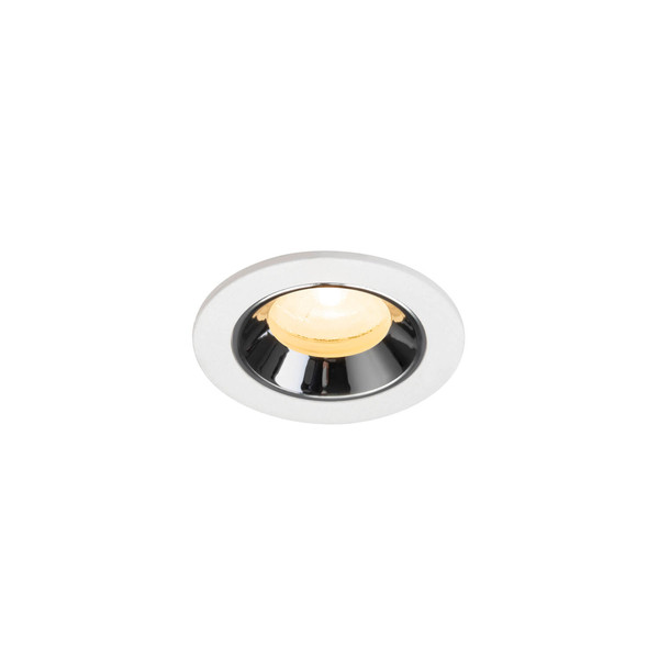 SLV 1009300 NUMINOS XS, Deckeneinbauleuchte weiß/chrom 3000K 20°