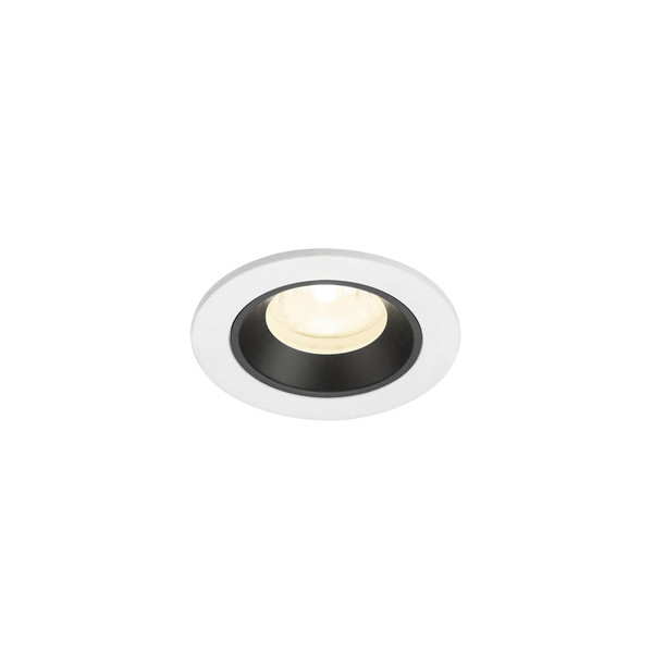 SLV 1009319 NUMINOS XS, Deckeneinbauleuchte weiß/schwarz 4000K 40°