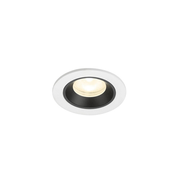 SLV 1009322 NUMINOS XS, Deckeneinbauleuchte weiß/schwarz 4000K 55°