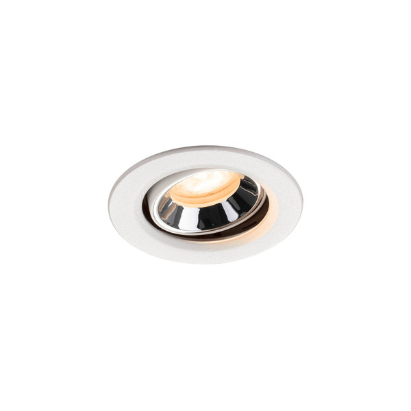 SLV 1009342 NUMINOS MOVE XS, Deckeneinbauleuchte weiß/chrom 2700K 55°