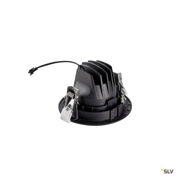 SLV 1009368 NUMINOS® MOVE XS, Deckeneinbauleuchte, 4000 K, 55°, IP20, rund, schwarz / weiß