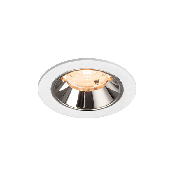SLV 1009450 NUMINOS S, Deckeneinbauleuchte weiß/chrom 2700K 55°