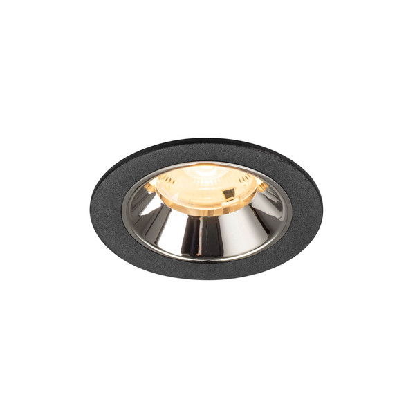 SLV 1009453 NUMINOS S, Deckeneinbauleuchte schwarz/chrom 3000K 20°