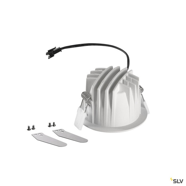 SLV 1009467 NUMINOS® S, Deckeneinbauleuchte, 3000 K, 55°, IP20, rund, weiß