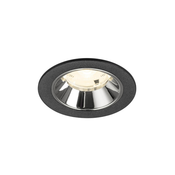 SLV 1009471 NUMINOS S, Deckeneinbauleuchte schwarz/chrom 4000K 20°