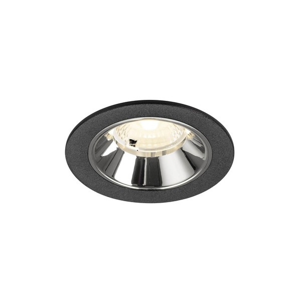 SLV 1009474 NUMINOS S, Deckeneinbauleuchte schwarz/chrom 4000K 40°