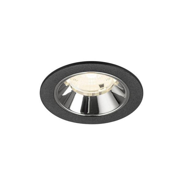 SLV 1009477 NUMINOS S, Deckeneinbauleuchte schwarz/chrom 4000K 55°