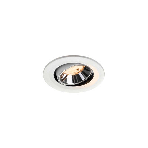 SLV 1009504 NUMINOS MOVE S, Deckeneinbauleuchte weiß/chrom 2700K 55°