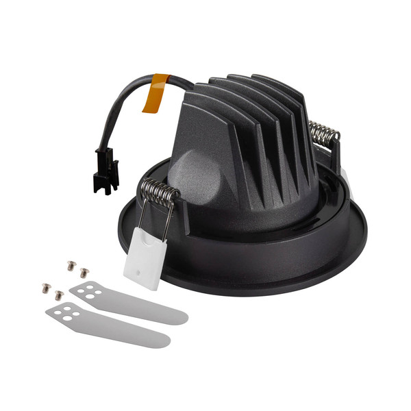 SLV 1009528 NUMINOS MOVE S, Deckeneinbauleuchte schwarz/chrom 4000K 40°