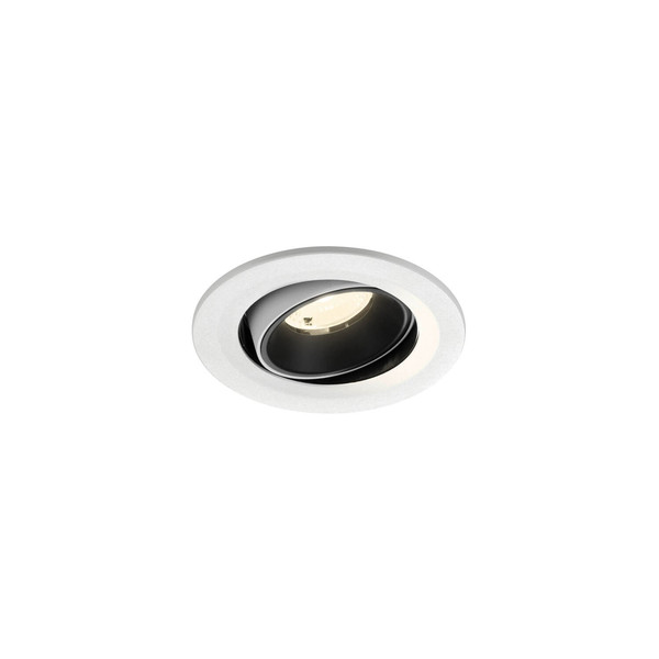 SLV 1009535 NUMINOS MOVE S, Deckeneinbauleuchte weiß/schwarz 4000K 40°