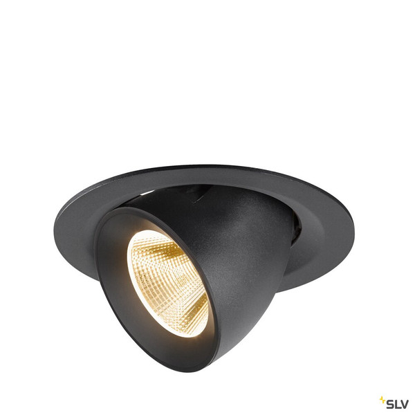 SLV 1009541 NUMINOS® GIMBLE M, Deckeneinbauleuchte,, 2700 K, 20°, schwarz