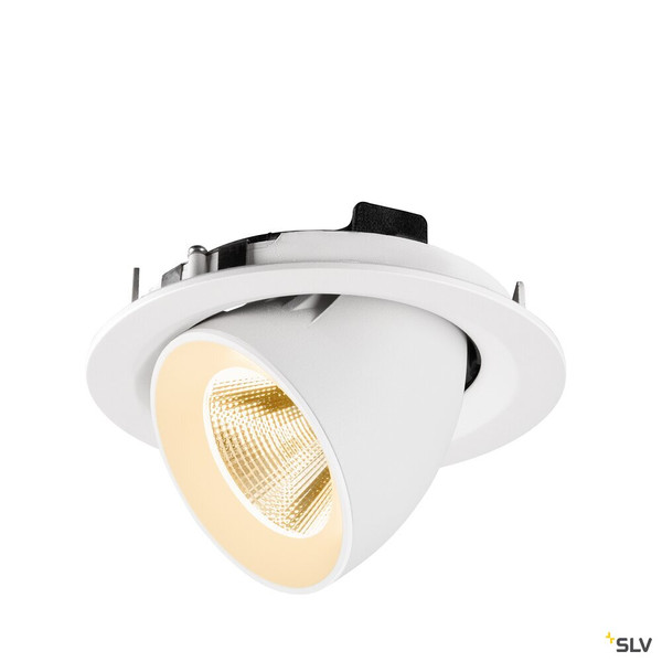 SLV 1009551 NUMINOS® GIMBLE M, Deckeneinbauleuchte,, 2700 K, 20°, weiß