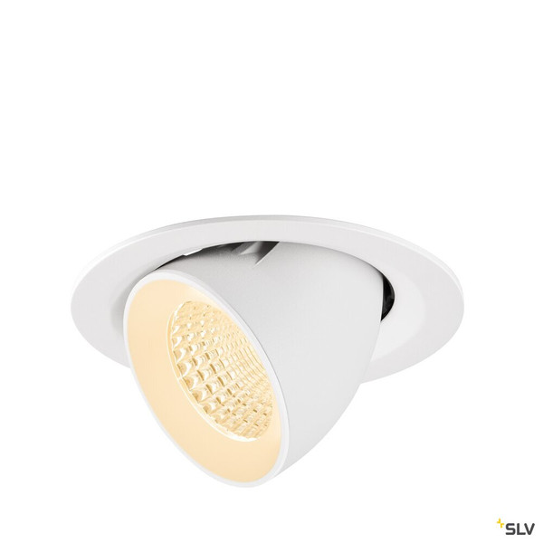 SLV 1009557 NUMINOS® GIMBLE M, Deckeneinbauleuchte,, 2700 K, 55°, weiß
