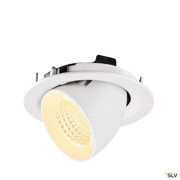 SLV 1009575 NUMINOS® GIMBLE M, Deckeneinbauleuchte,, 3000 K, 55°, weiß