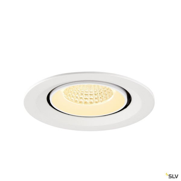 SLV 1009575 NUMINOS® GIMBLE M, Deckeneinbauleuchte,, 3000 K, 55°, weiß