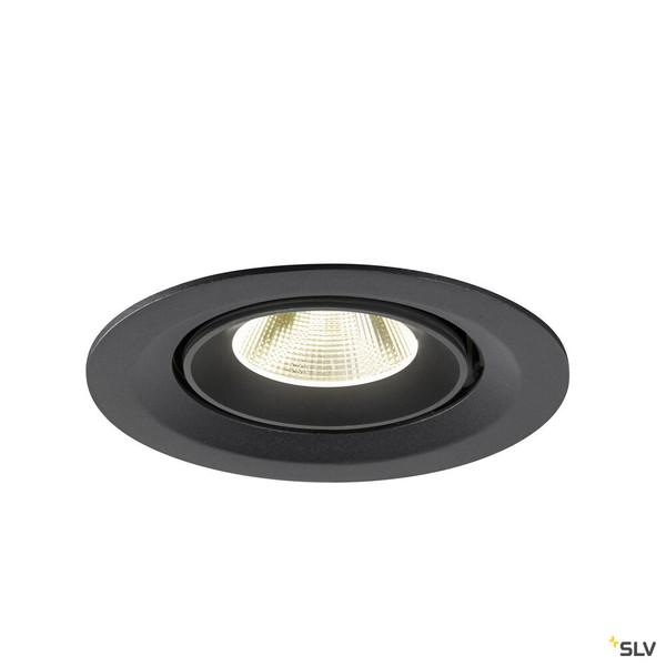 SLV 1009577 NUMINOS® GIMBLE M, Deckeneinbauleuchte,, 4000 K, 20°, schwarz