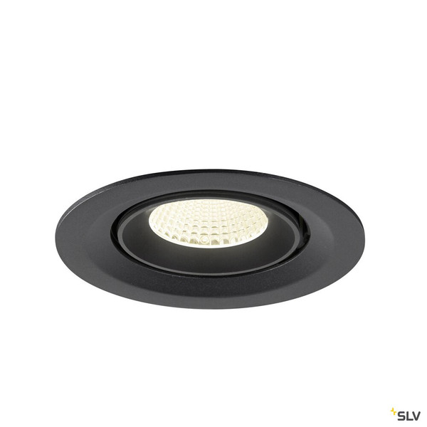 SLV 1009580 NUMINOS® GIMBLE M, Deckeneinbauleuchte,, 4000 K, 40°, schwarz