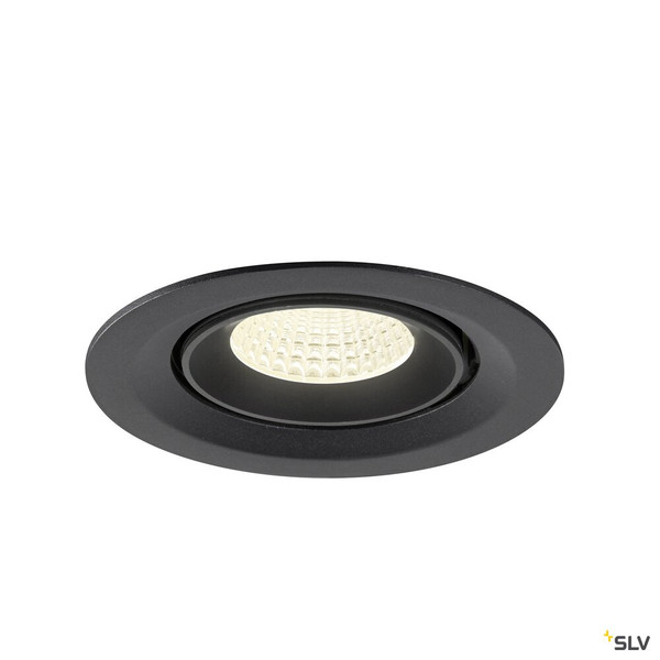 SLV 1009583 NUMINOS® GIMBLE M, Deckeneinbauleuchte,, 4000 K, 55°, schwarz